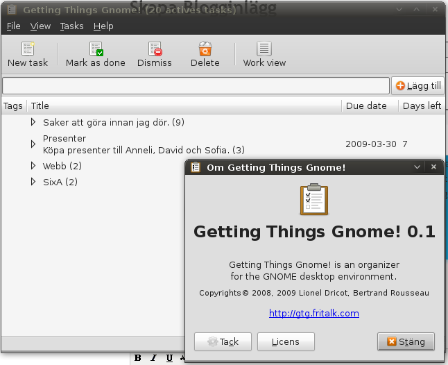 Getting Things Gnome!