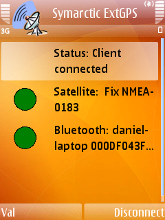 ExtGPS display ExtGPS display